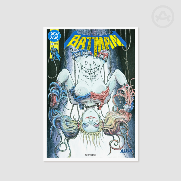 upside down harleyquinn_ Poster Printing