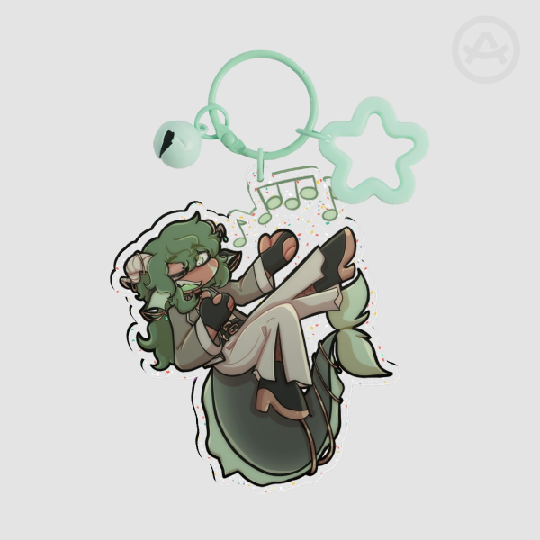 Orpheus - Forgone Archive - Glitter Acrylic Keychain