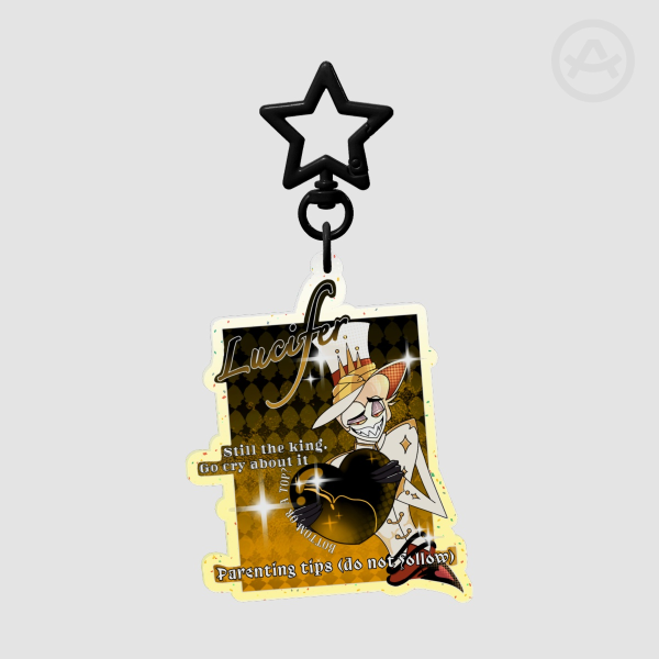 Magazine Lucifer keychain