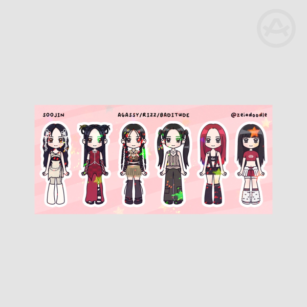 SOOJIN Sticker Sheet