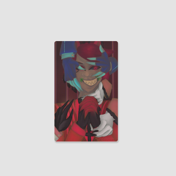 Touch Aversion Lenticulating Card