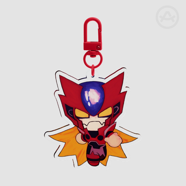 Zero.EXE (MMBN) Keychain