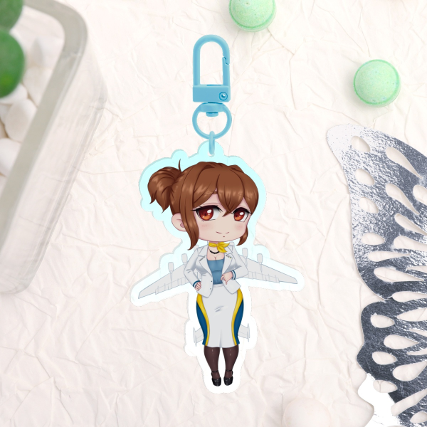 Mriya AN-225 Colored Edge Acrylic Keychains