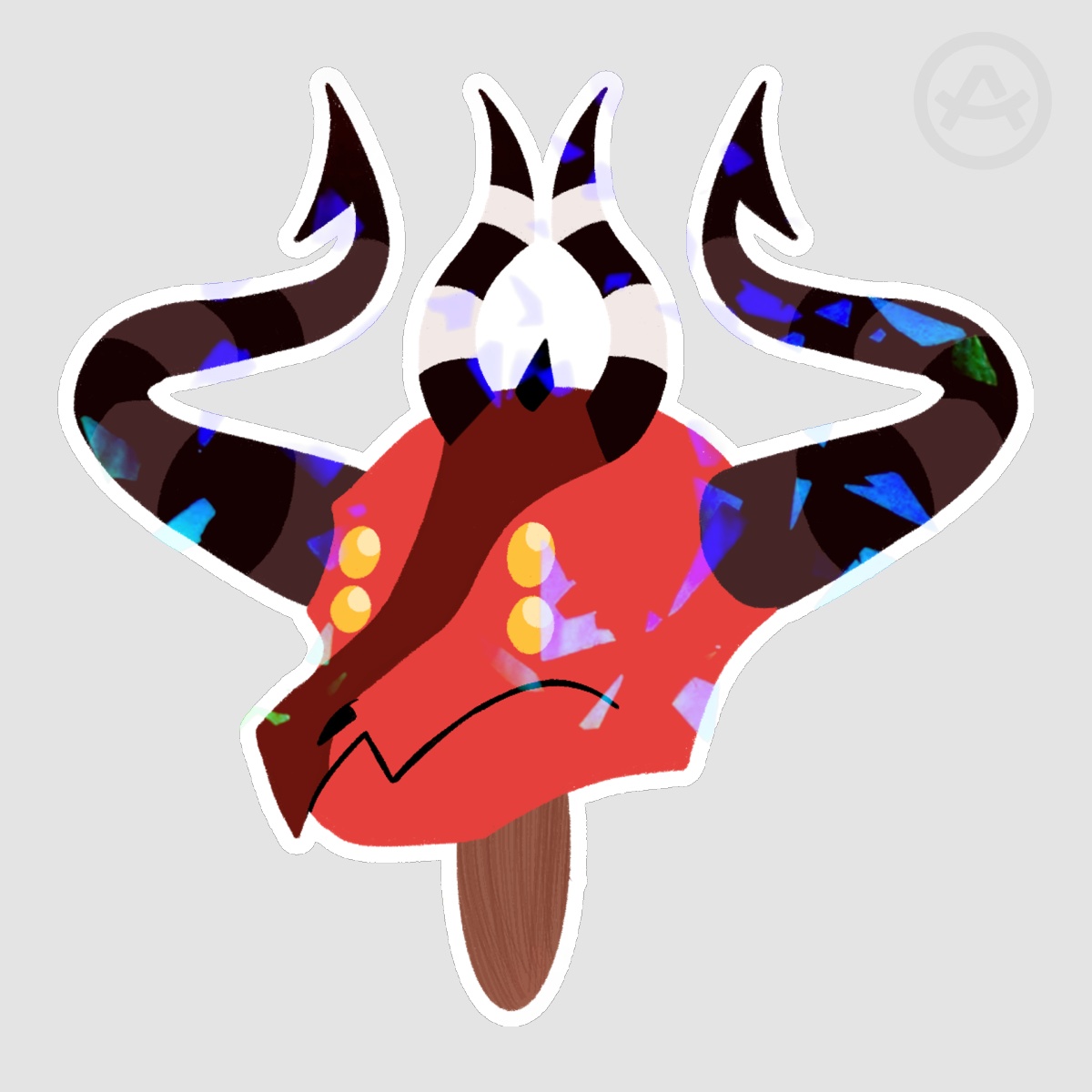Satan Popsicle Stickers