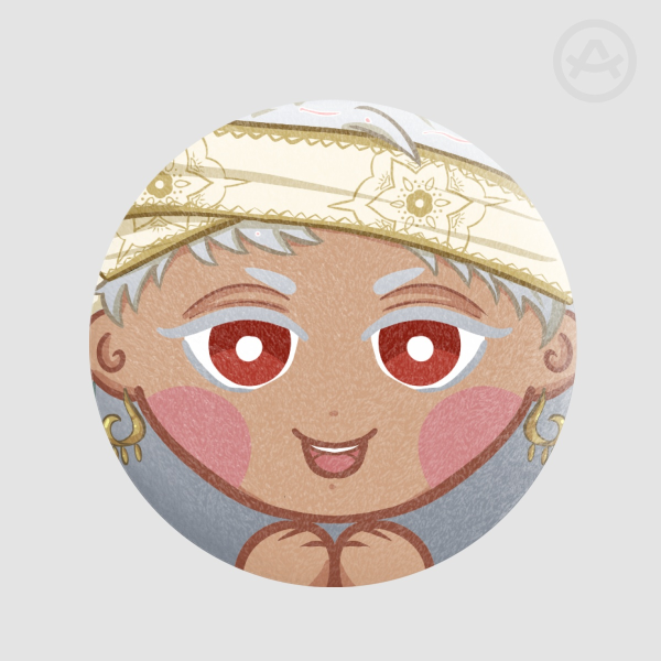 [TWST] Kalim Al-Asim Plush Badge