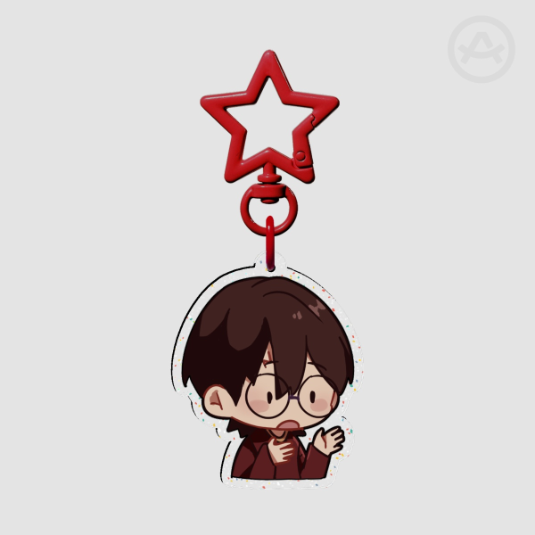 Glitter Acrylic Keychains HARRY POTTER