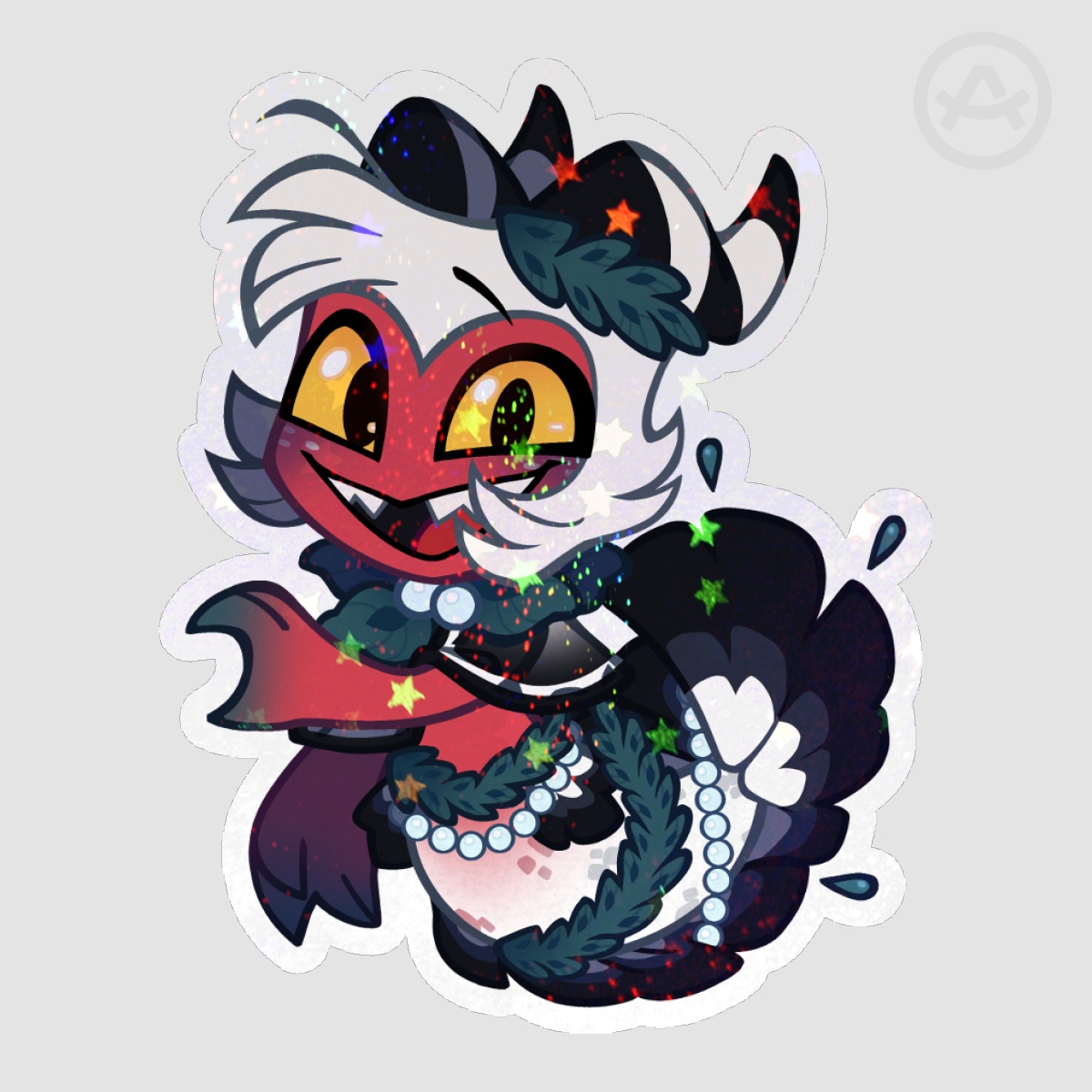 Moxxie – Sticker – Hellacollab Mermay Collection