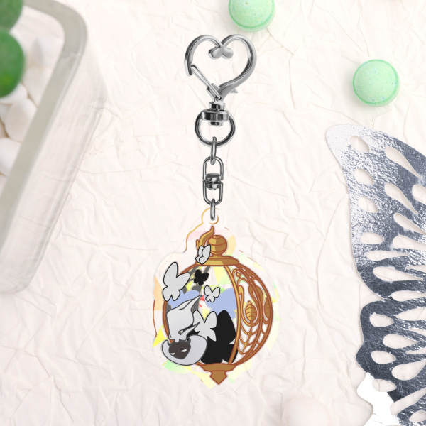 Hollow knight Silksong - Lace - Broken Glass Acrylic Keychains - 5cm