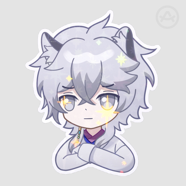 Die Cut Stickers - Arknights SilverAsh