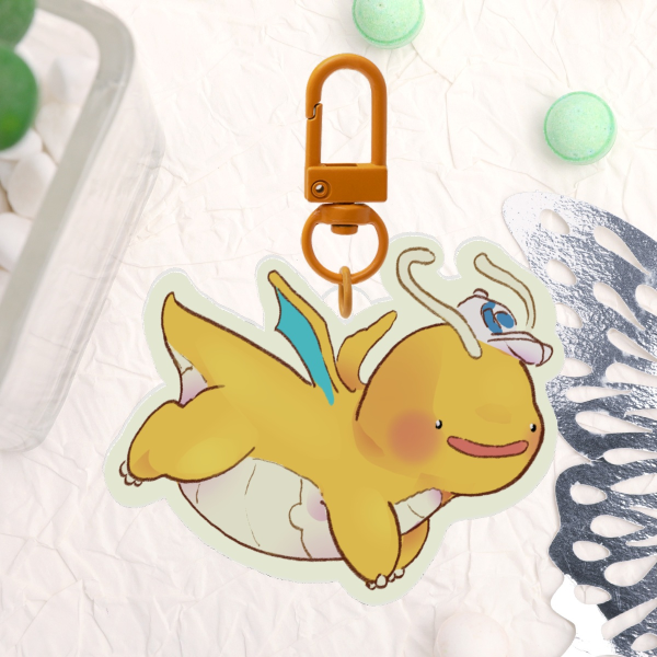 Pokopia Clear Acrylic Keychains