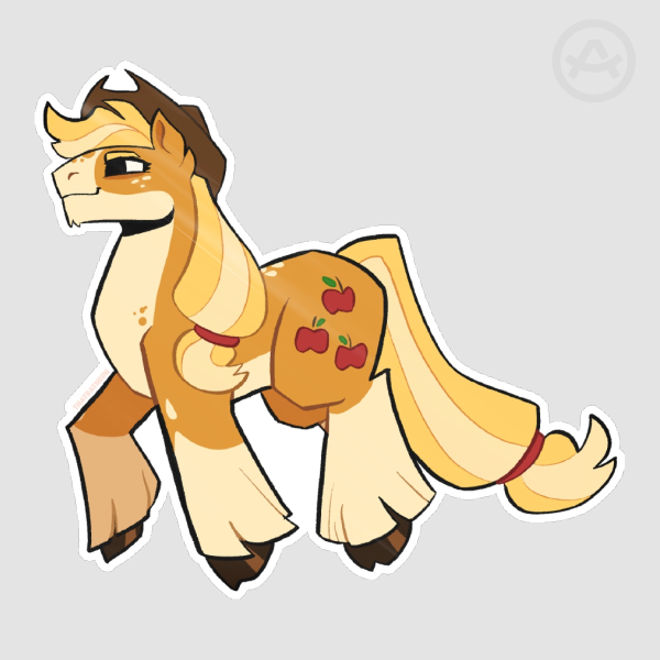 Apple Jack Sticker
