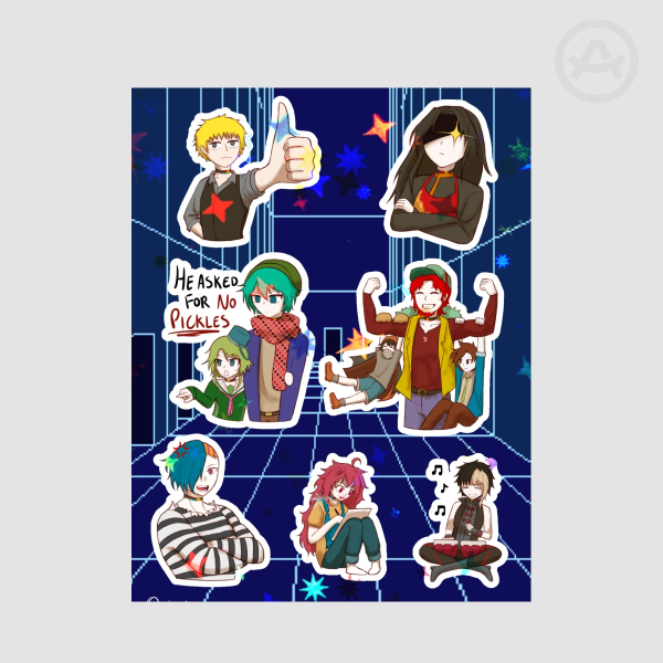 Your Turn To DieStickers Sheet
