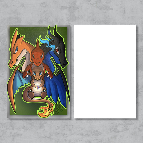 Charmander Evolutions (Small Print)