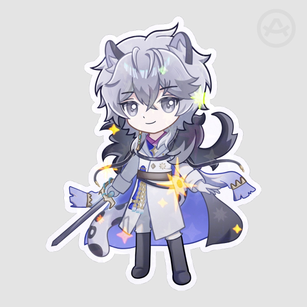 Die Cut Stickers - Arknights SilverAsh