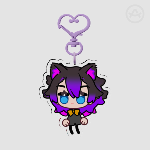Chibi Milo Clear Acrylic Keychain
