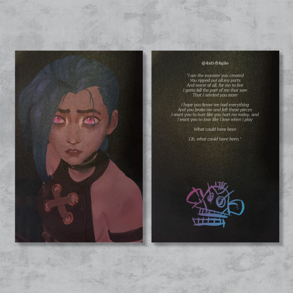 What Could Have Been/Jinx - Postcard (Pearl Paper)