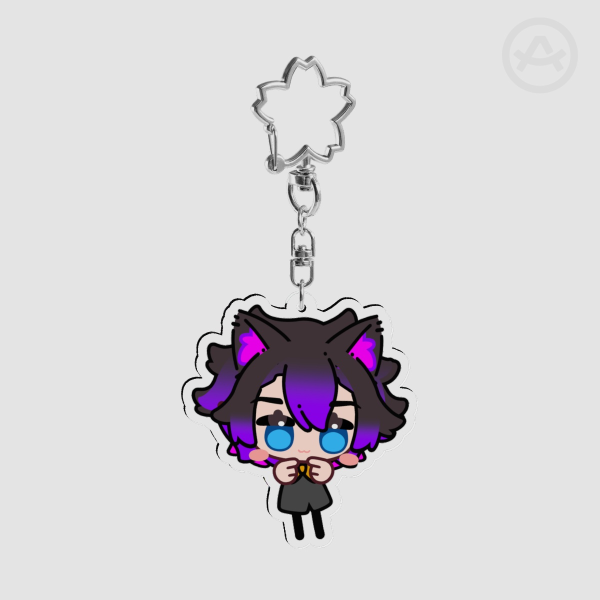 Chibi Milo blush Acrylic Keychains