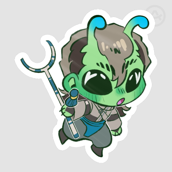 Alien Zanka Sticker