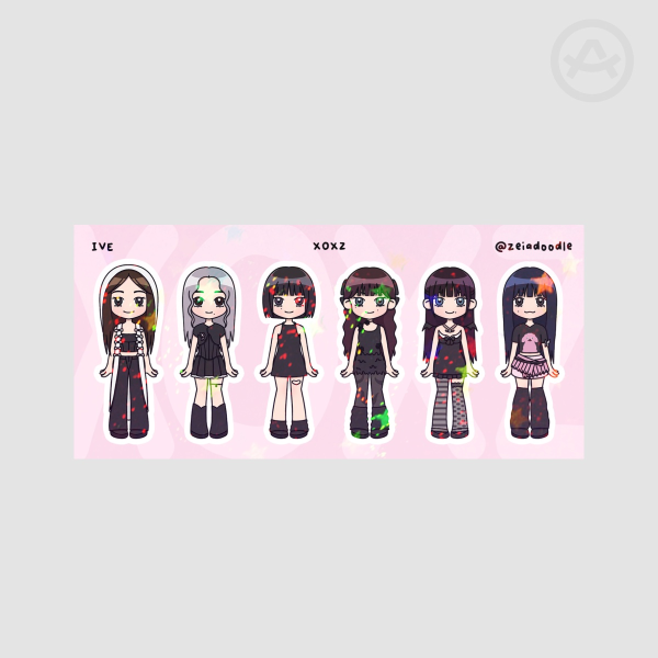 IVE: XOXZ Sticker Sheet