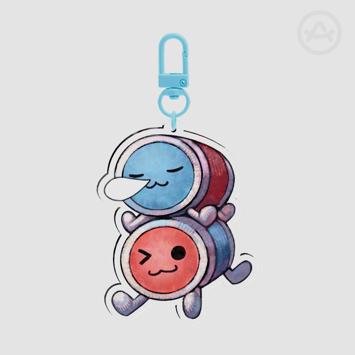 Don-Chan and Ka-Chan (Taiko) (Keychain)
