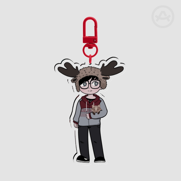 Amazingphil playing shelter - keychain