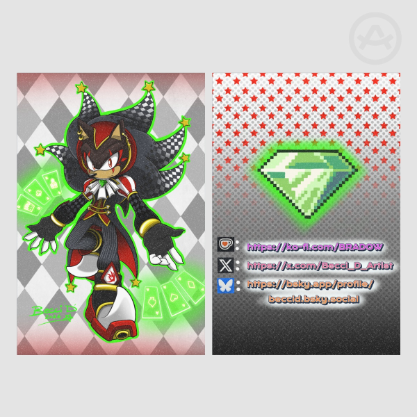 Jester Shadow Holographic Photocards