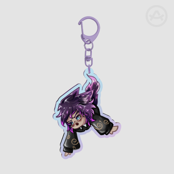 Diving Milo Acrylic Keychain