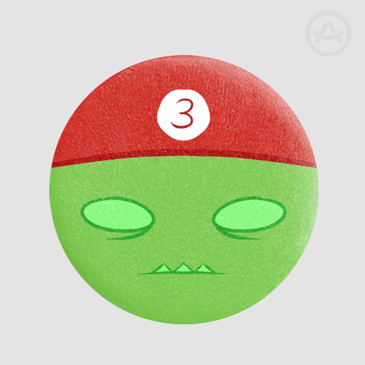 Trace 03 | 44mm Plush Badge