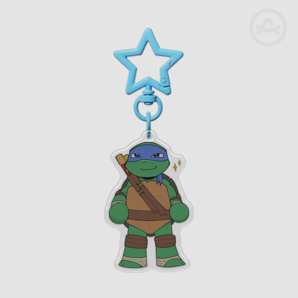 TMNT2012 Leo Epoxy Keychain