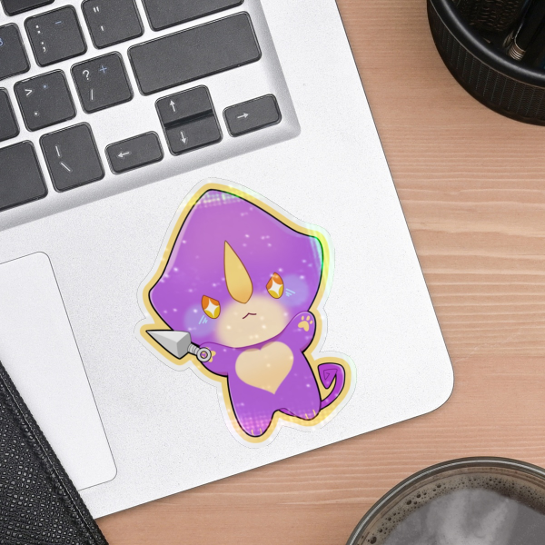 Sonic - Espio -  Die Cut Stickers 5cm