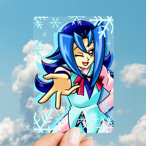 Ice Queen Plastic Transparent Photocard