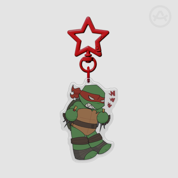 TMNT2012 Raph Epoxy Keychain