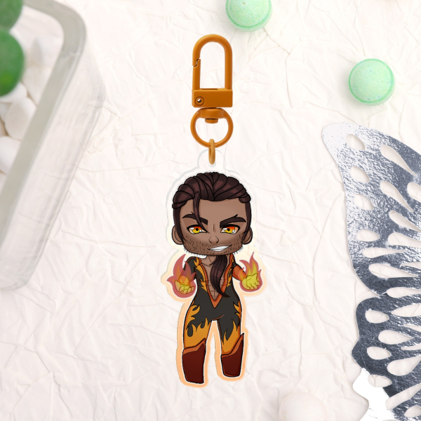 Dispatch Flambae Acrylic Keychains