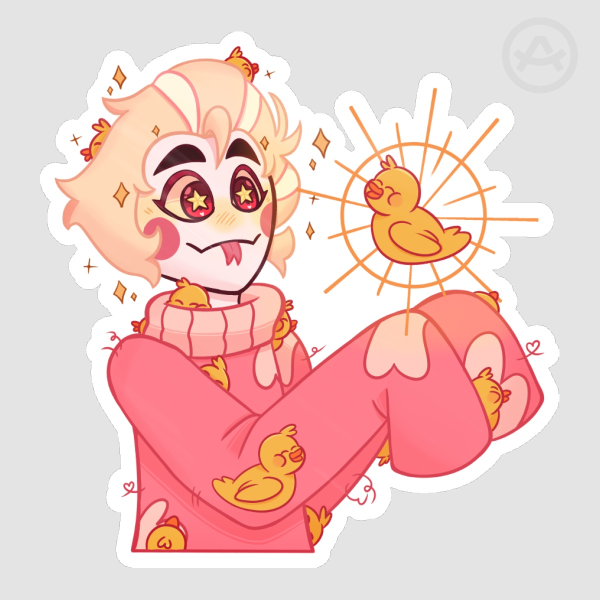 King of ducks || Die Cut Sticker