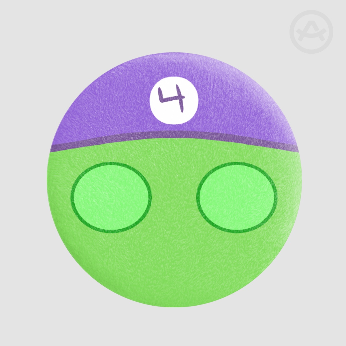 Clover 04 | 44mm Plush Badge