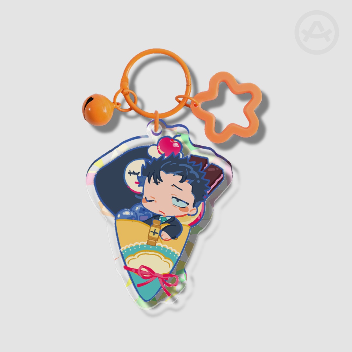 Broken Glass Acrylic Keychains