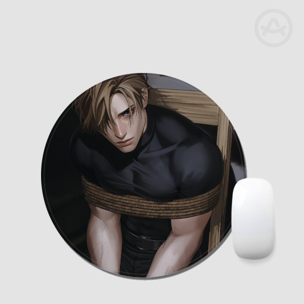 Leon Round Mouse Pad