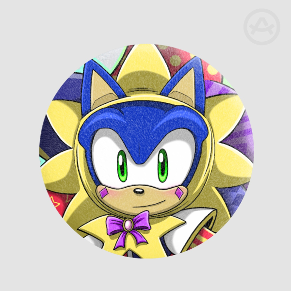 Jester Sonic Plush Badges