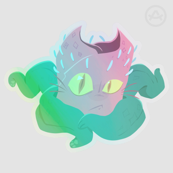Stray Cat | Clear Die Cut Stickers