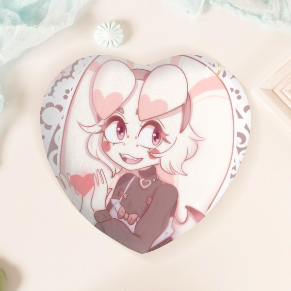 Molly plush badge Hazbin Hotel