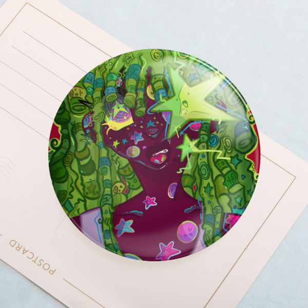 anarchy princess pin/badge