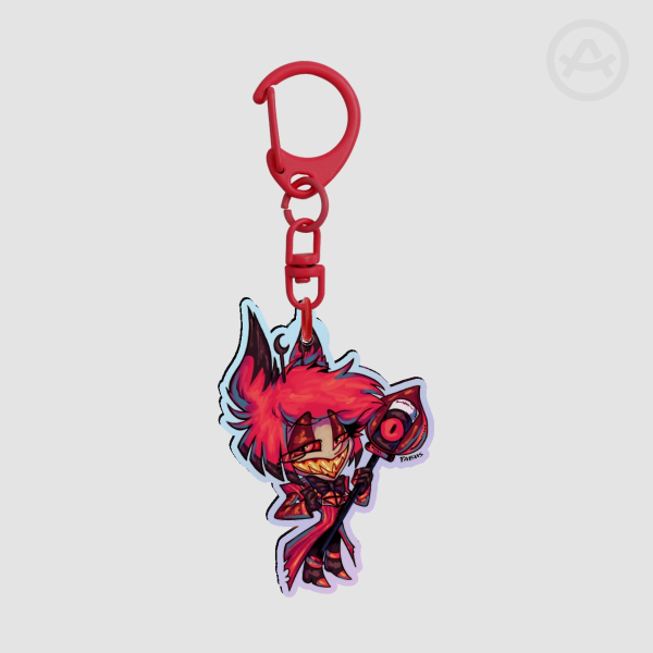 Alastor - Rainbow Keychain
