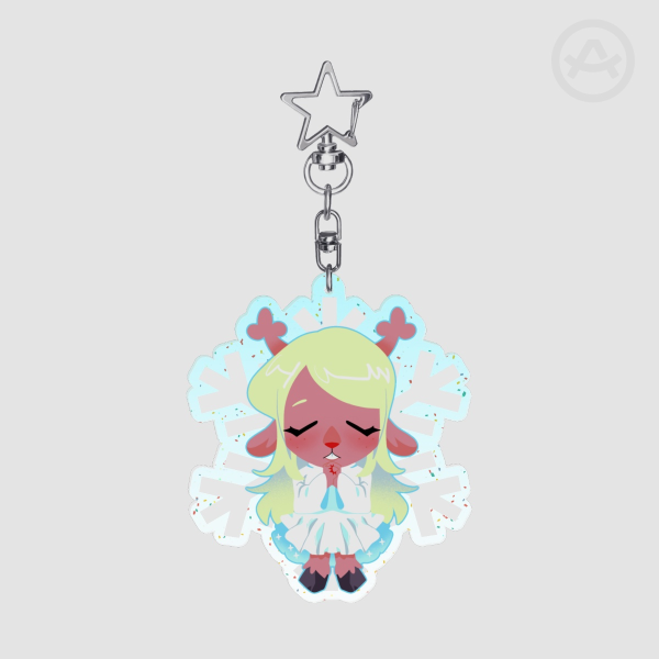 Noelle Snow Keychain