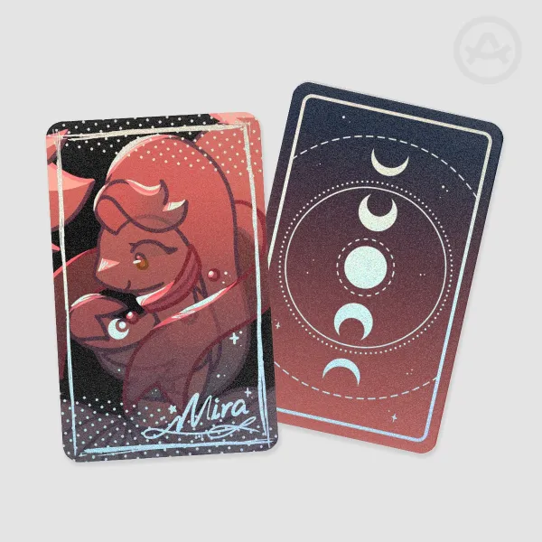 Mira Blood Moon Holographic Photocards