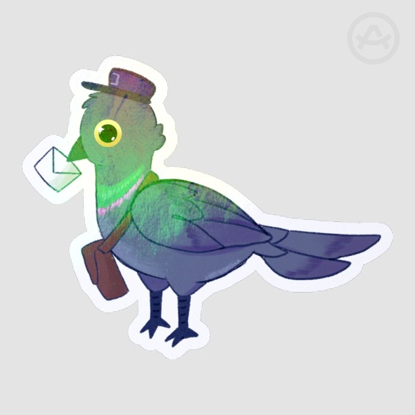 Mail Pigeon Sticker