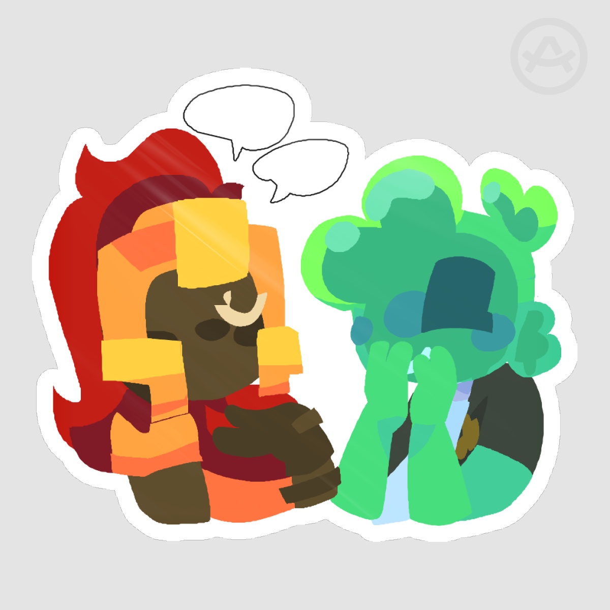 Yapper vs Listener || SFAWTDE Sticker