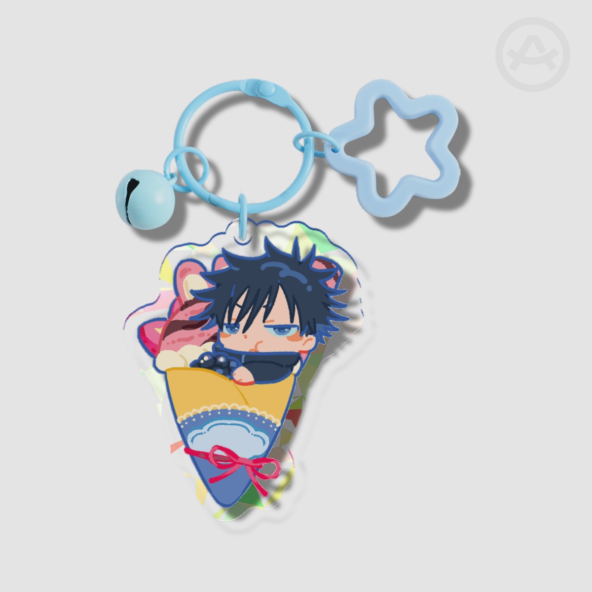 Broken Glass Acrylic Keychains
