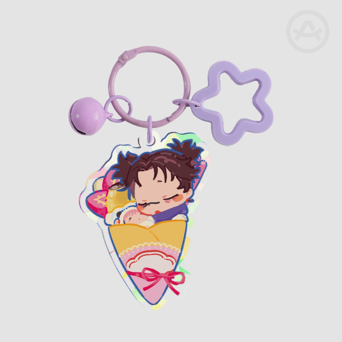 Broken Glass Acrylic Keychains