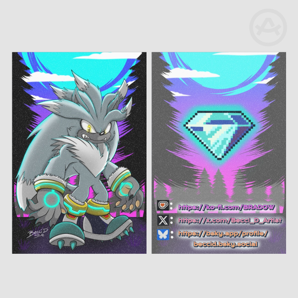Werehog Silver Holographic Photocards