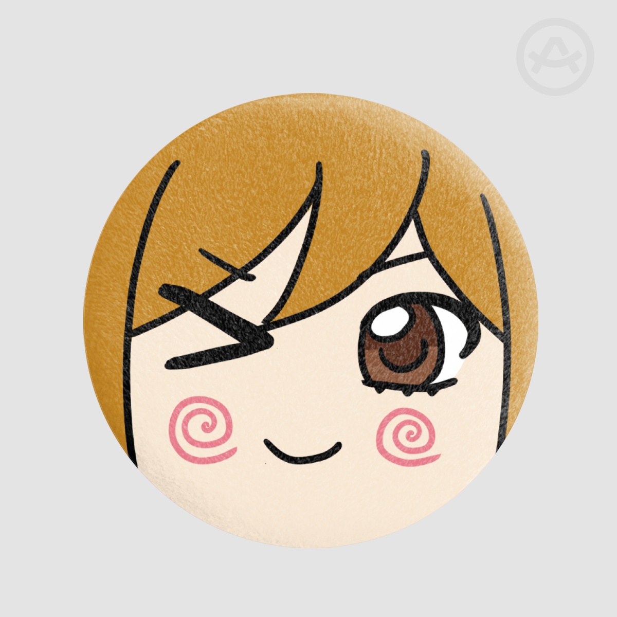 Meiko plush badge